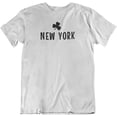 thumbnail image 1 of New York Irish Shamrock St. Patrick's Day T-Shirt Outfit Gift for Men & Women White, 1 of 8
