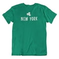 thumbnail image 1 of New York Irish Shamrock St. Patrick's Day T-Shirt Outfit Gift for Men & Women, 1 of 8