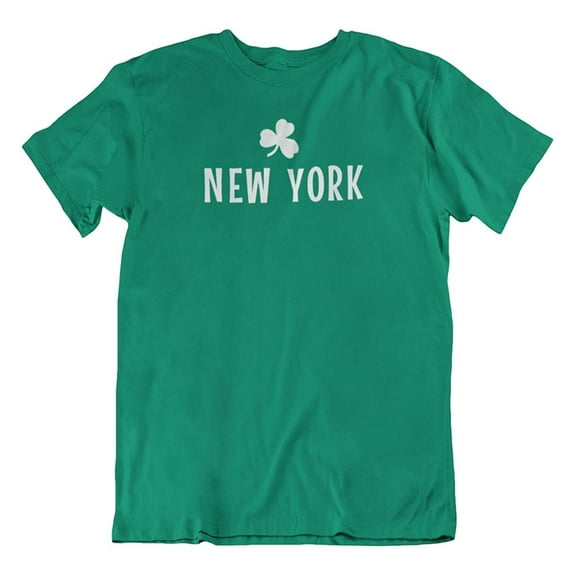 New York Irish Shamrock St. Patrick's Day T-Shirt Outfit Gift for Men & Women