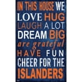 thumbnail image 1 of New York Islanders 11" x 19" In This House Sign, 1 of 1