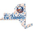 thumbnail image 1 of New York Islanders 12'' Floral State Sign, 1 of 1