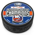 thumbnail image 1 of New York Islanders Four-Time Stanely Cup Champions Puck, 1 of 1