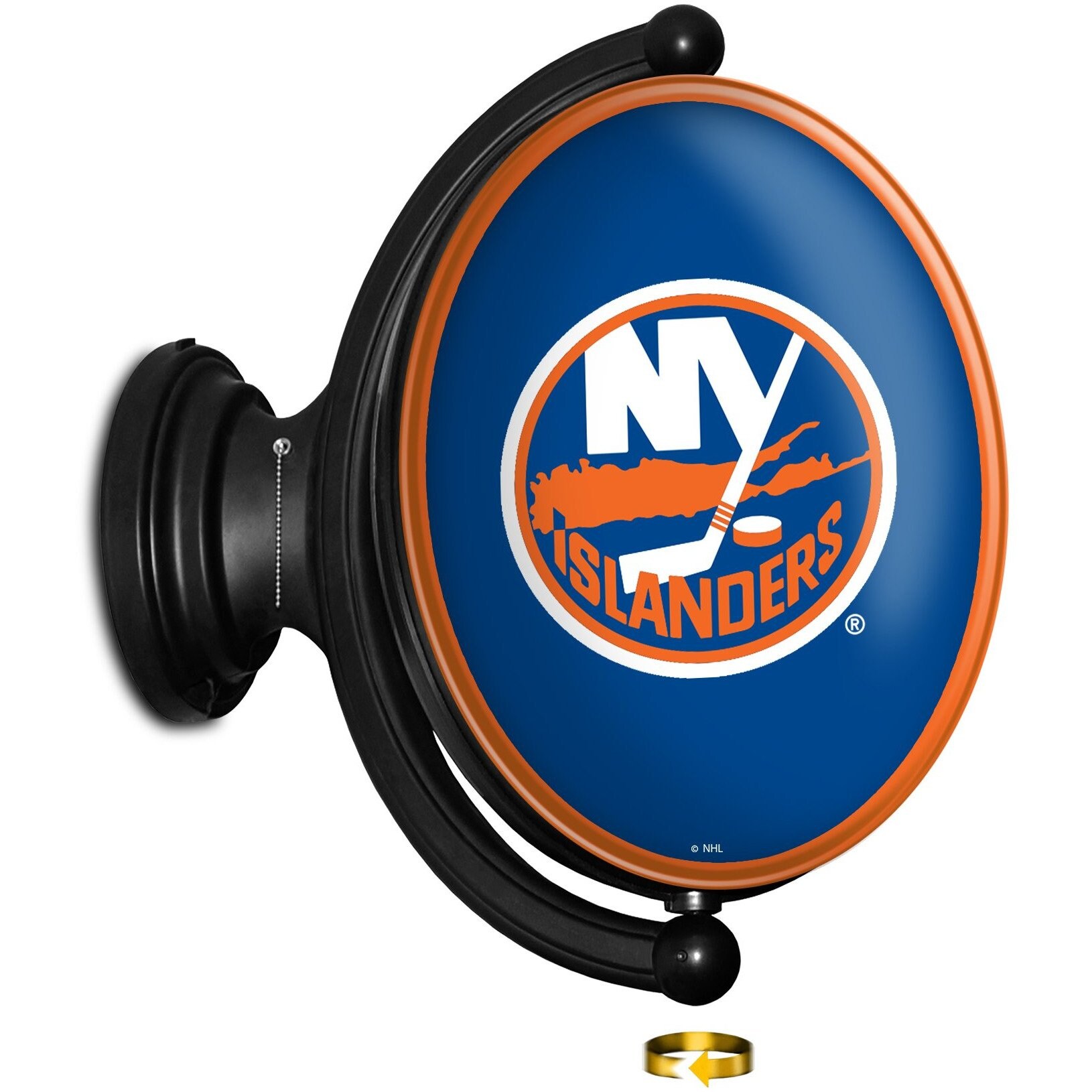 New York Islanders 23'' x 21'' Illuminated Rotating Wall Sign - Walmart.com