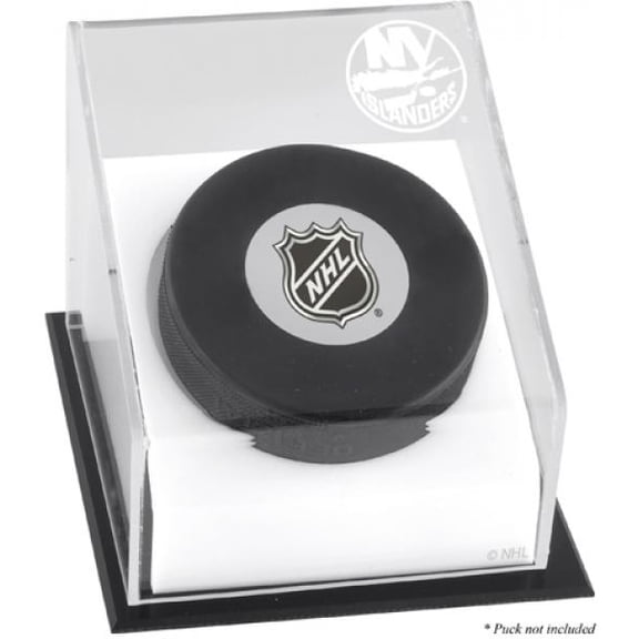 New York Islanders Puck Logo Display Case