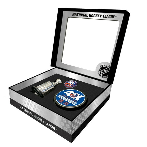 New York Islanders Stanley Cup Champions Mini Replica Stanley Cup & Puck Gift Box Set