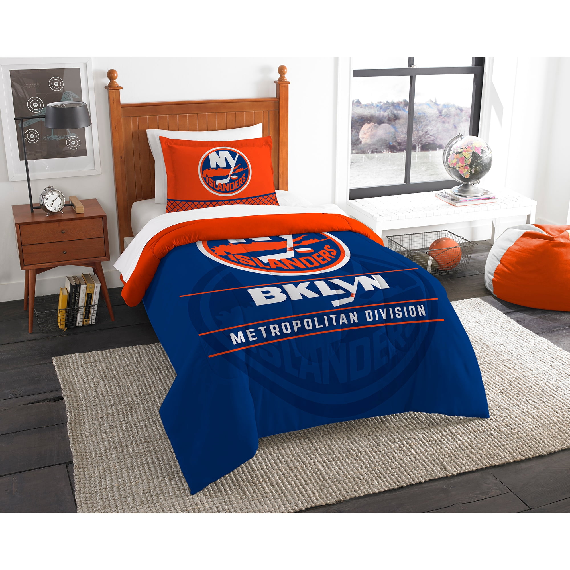 New York Islanders The Northwest Company NHL Draft Twin Comforter Set