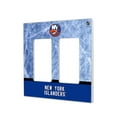 thumbnail image 1 of New York Islanders Wordmark Double Rocker Lightswitch Plate, 1 of 4