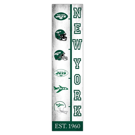 New York Jets 6" x 24" Progression Wood Sign