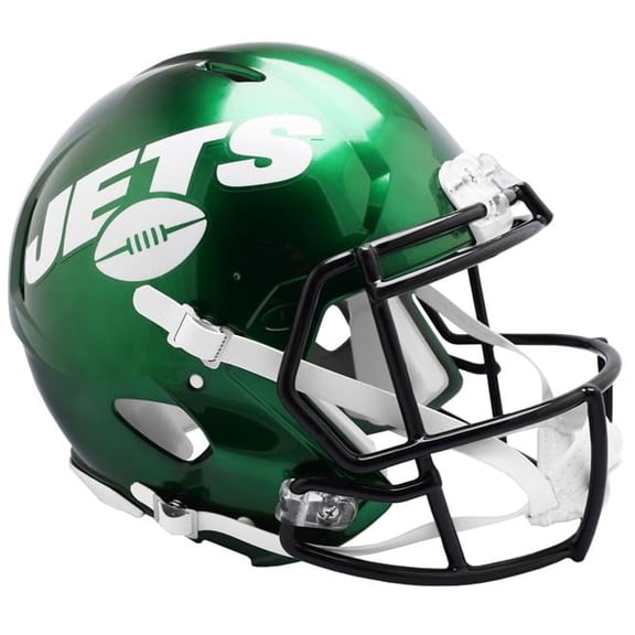 New York Jets Authentic Full Size Speed Helmet - Green - Full Size - Officially Licensed