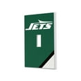 thumbnail image 1 of New York Jets Diagonal Stripe Single Toggle Light Switch Plate, 1 of 4