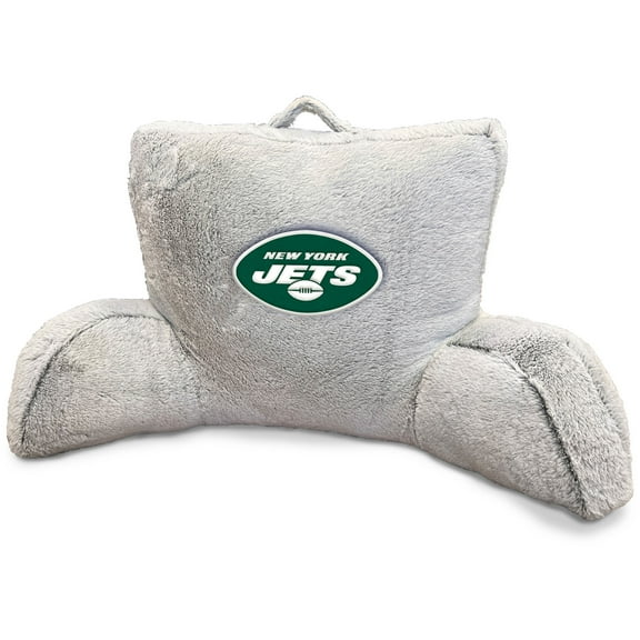 New York Jets Faux Fur Logo Backrest