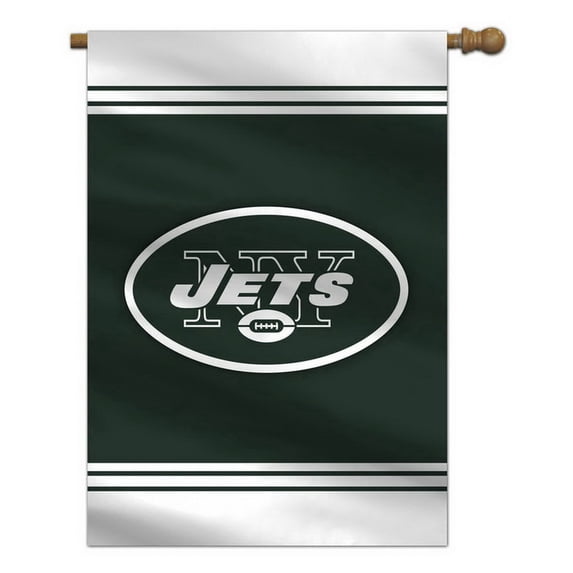 New York Jets Flag 28x40 House 1-Sided