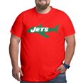 NYJ_Jets_Logo_1963 Custom Football Fans T Shirt Men's Plus Size Shirts