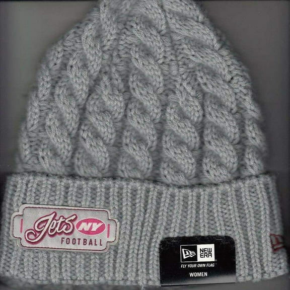 New York Jets New Era gray womens knit cap or hat NEW