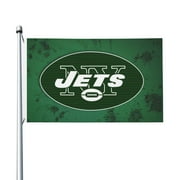 Jets Football Support Flag Double Sided Outdoor Decorative Flag 2x3ft/3x5ft/5x8ft Flag