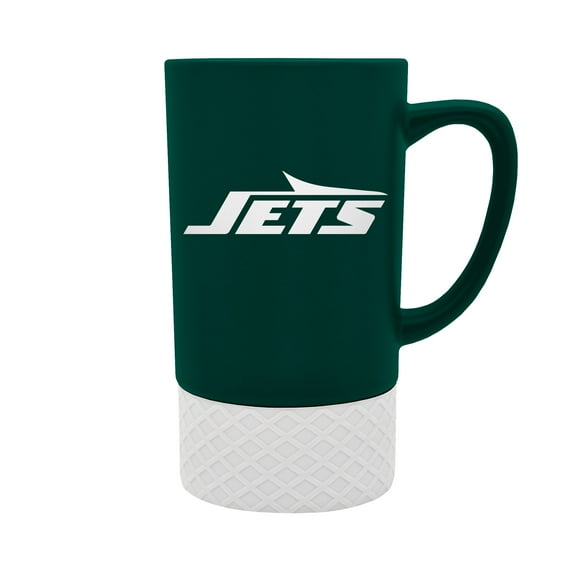 New York Jets Team Logo 16oz. Laser Etched Jump Mug