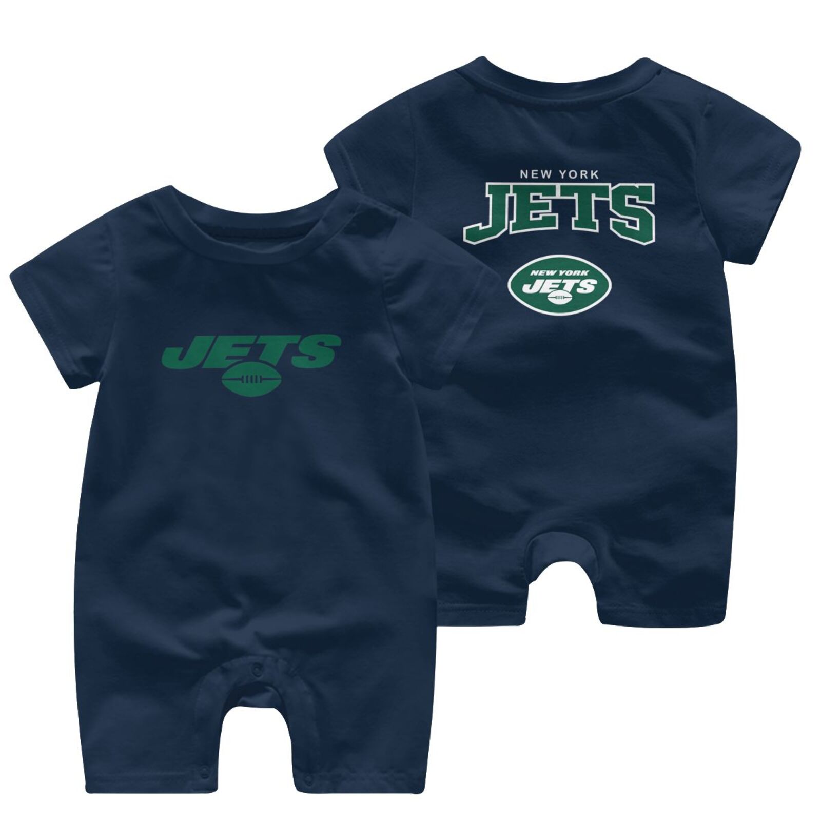 New_York_Jets Team fan Apparel TShirt Logo Newborn Baby short sleeve