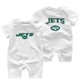 Jets Team fan Apparel TShirt Logo Newborn Baby short sleeve jumpsuit