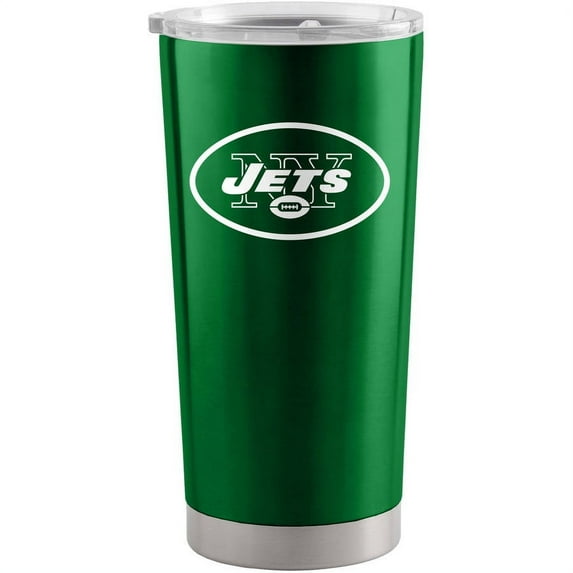 New York Jets Travel Tumbler 20oz Ultra Green