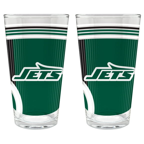 New York Jets Two-Piece 16oz. Pint Glass Set