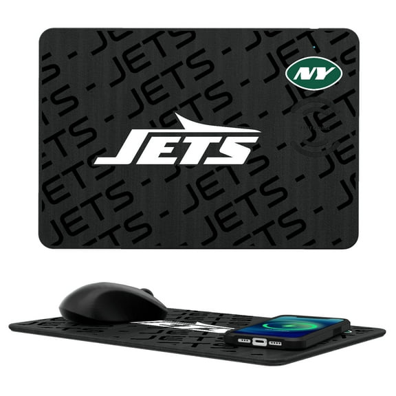 New York Jets Wireless Charger and Mouse Pad