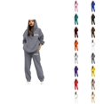 thumbnail image 1 of New York Jogging Suits for Women 2026 Fall Winter Casual Hoodie and Jogger Sweatpants Matching Set Streetwear, 1 of 4