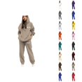 thumbnail image 1 of New York Jogging Suits for Women 2026 Fall Winter Trendy Hoodie and Jogger Sweatpants Matching Set Streetwear, 1 of 4