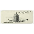 thumbnail image 1 of New York Kitchen Mat, Urban Design Architecture Theme Skyscrapers in Manhattan Illustration Art, Plush Decorative Kitchen Mat with Non Slip Backing, 47" X 19", Black Eggshell, by Ambesonne, 1 of 1