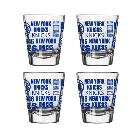 Logo Brands New York Knicks 4-Pack 2oz. Shot Glass Set