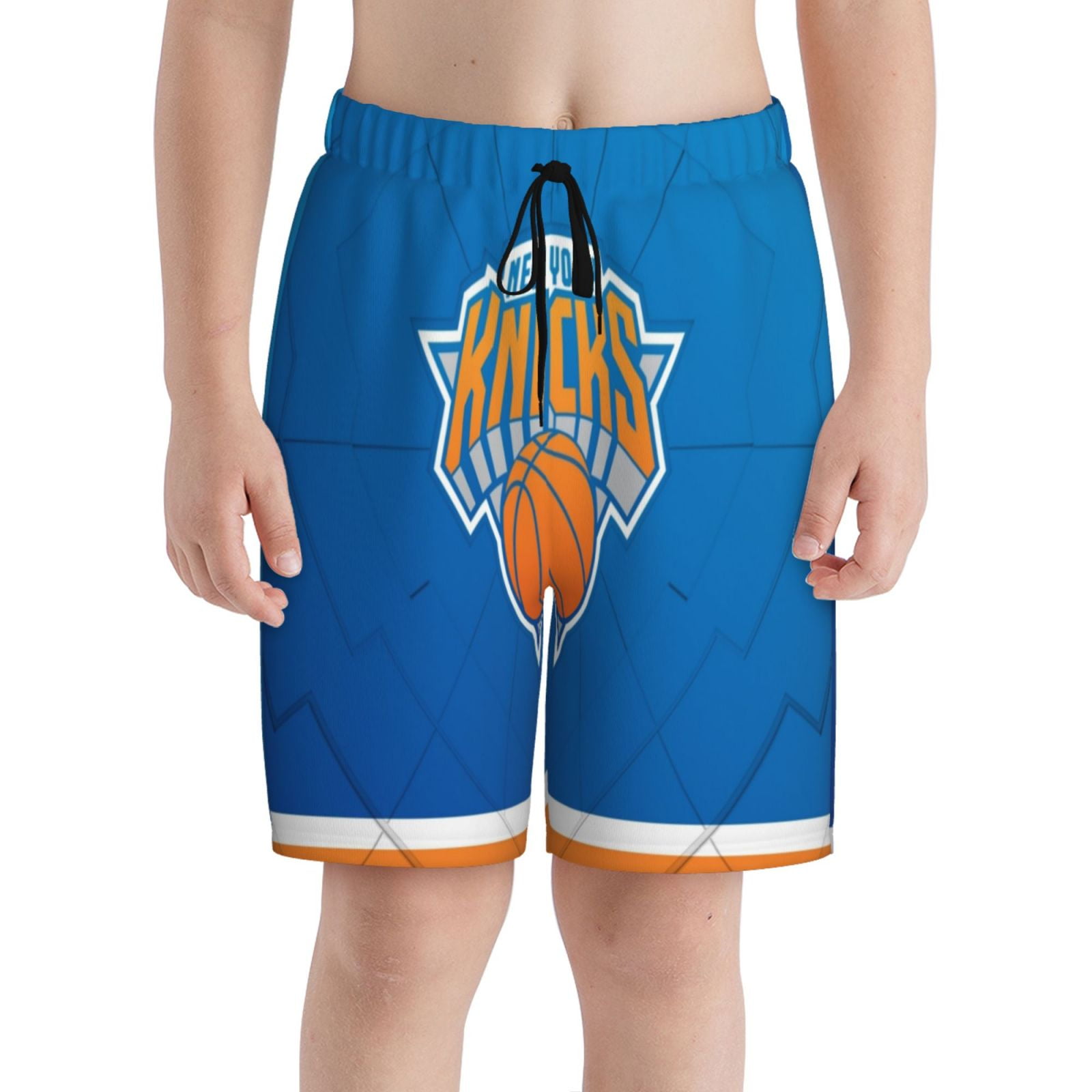 NewYorkKnicks Boys Swim Trunks 720T with Compression Liner Quick Dry