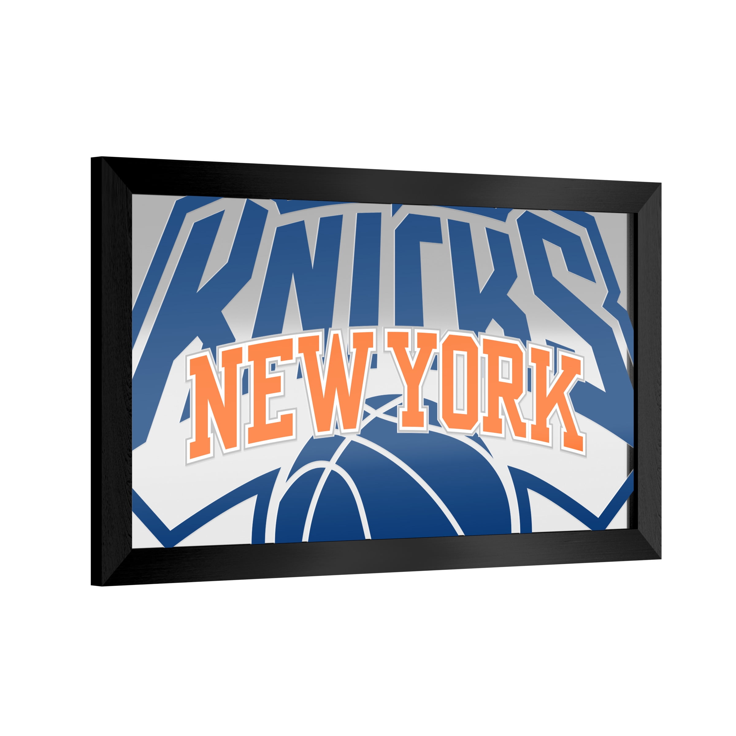 New York Knicks Fade Ready-To-Hang Black Framed Wall Mirror