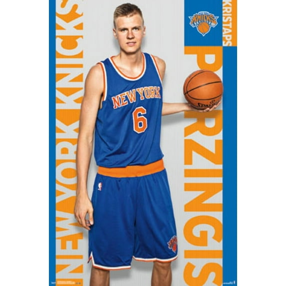 New York Knicks - K Kristaps Porzingis 15 Laminated Poster Print (22 x 34)