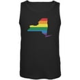thumbnail image 1 of New York LGBT Gay Pride Rainbow Black Adult Tank Top - 2X-Large, 1 of 1