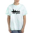 thumbnail image 1 of New York Landscape Tie-Dye Cyclone Women -Smartprints Designs, Female Medium, 1 of 2