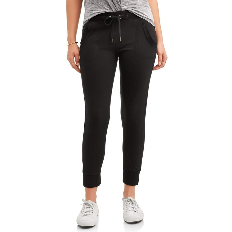 New York Laundry Athleisure Womens French Terry Jogger Pant With