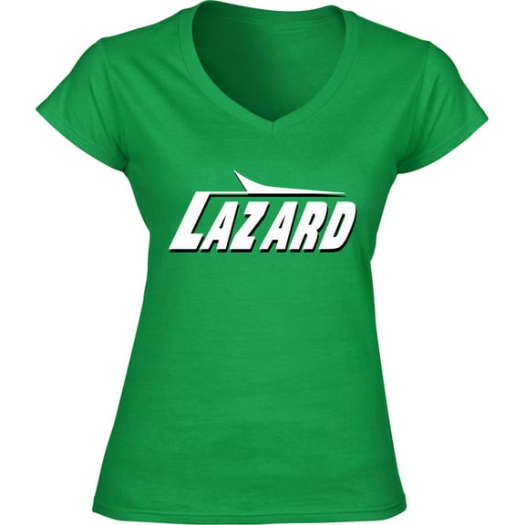 New York Lazard Logo LADIES V-NECK Shirt T-Shirt