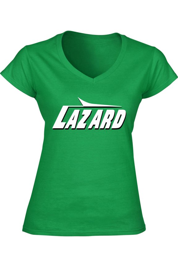 New York Lazard Logo LADIES V-NECK Shirt T-Shirt