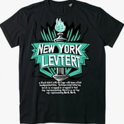 New York Liberty NBA Team Logo TShirt with Handpainted Style Lettering and North Symbol Intricate Details Modern Look