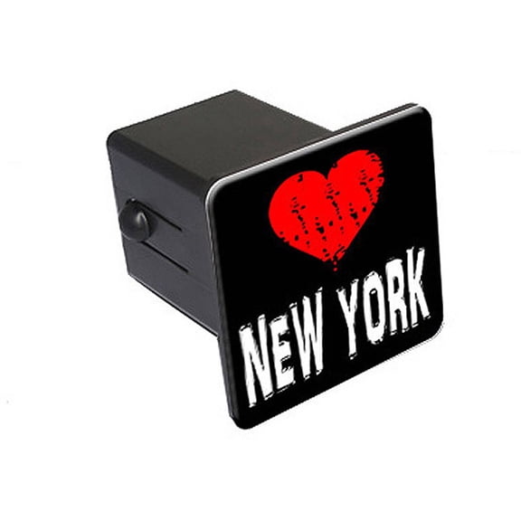 New York Love 2" Tow Trailer Hitch Cover Plug Insert
