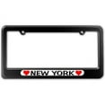 thumbnail image 1 of New York Love with Hearts License Plate Frame, 1 of 1