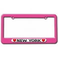 thumbnail image 1 of New York Love with Hearts License Plate Tag Frame, Multiple Colors, 1 of 1