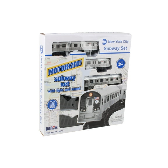 New York MTA New York City 3 Pc. Battery Operated Train Set with Track