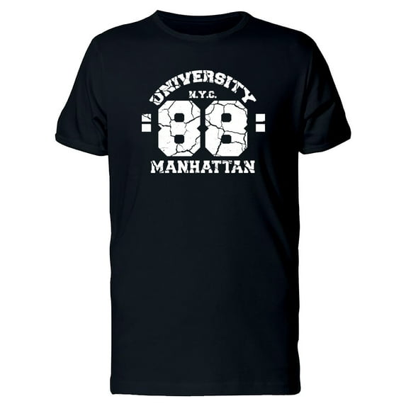New York Manhattan University T-Shirt Men -Image by Shutterstock, Male 3X-Large