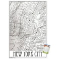 thumbnail image 1 of New York Map Wall Poster, 22.375" x 34", 1 of 6