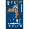 thumbnail image 1 of New York Mets 11" x 19" Coordinate Sign, 1 of 1