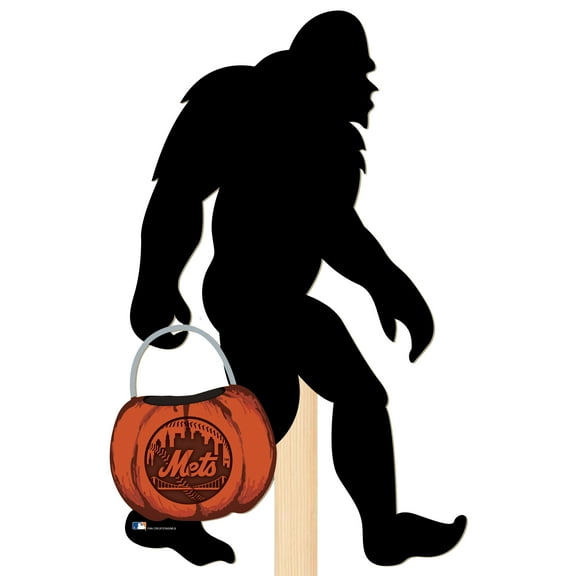 New York Mets 12" Bigfoot Halloween Yard Stake