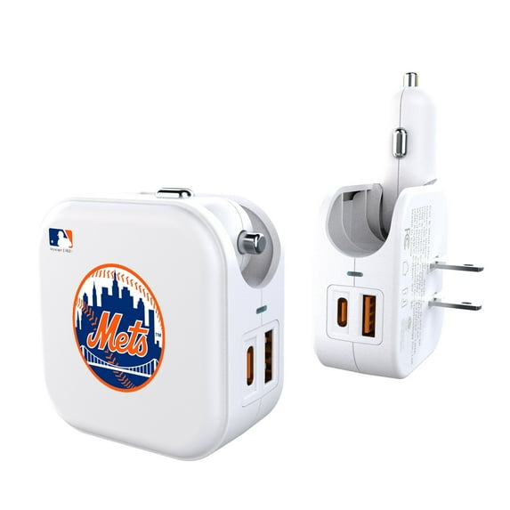 New York Mets 2-In-1 USB Charger