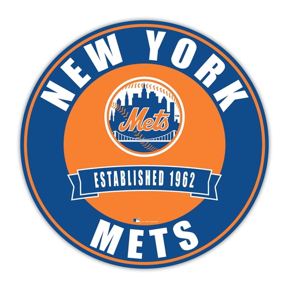New York Mets 24" Circle with Banner
