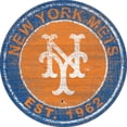 thumbnail image 1 of New York Mets 24'' Round Heritage Logo Sign, 1 of 1