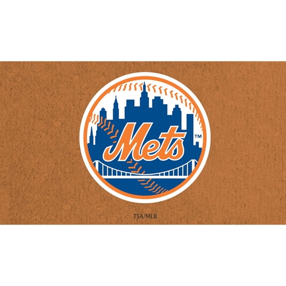 New York Mets 28" x 16" Primary Logo Coir Mat